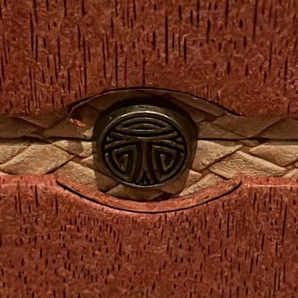 Talia Collins 2 Pearl Ring in Green & Eggplant with three shooting stars ! 6.5 - Picture 9 of 11